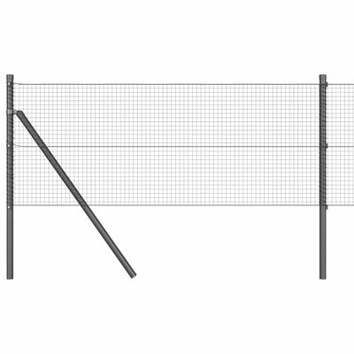 Vidaxl afrasteringspaal grijs 10 x 0,6 m (19 x 19 mm gaas)