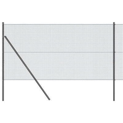 Vidaxl afrasteringspaal grijs 10 x 1,2 m (16 x 16 mm gaas)