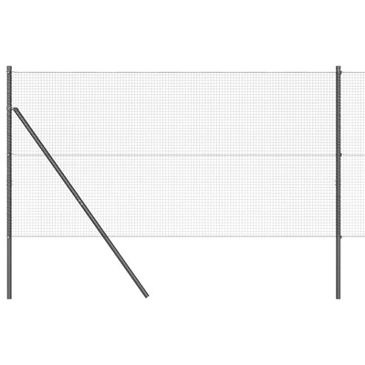Poste para valla Vidaxl gris 10 x 1,4 m (malla 19 x 19 mm)