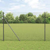 Palo per recinzione Vidaxl grigio 10 x 1,6 m (maglia 16 x 16 mm)