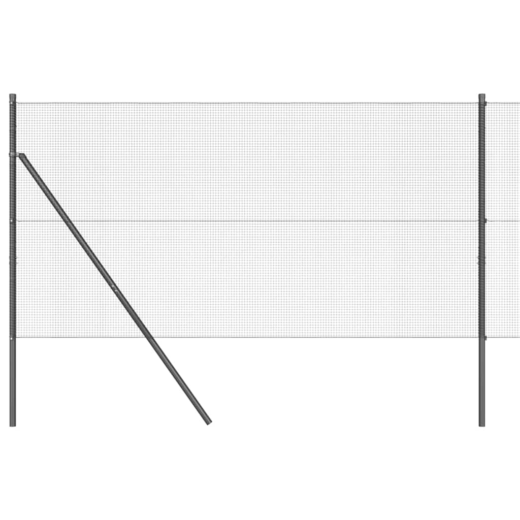 Poste para valla Vidaxl gris 25 x 1,2 m (malla 12 x 12 mm)