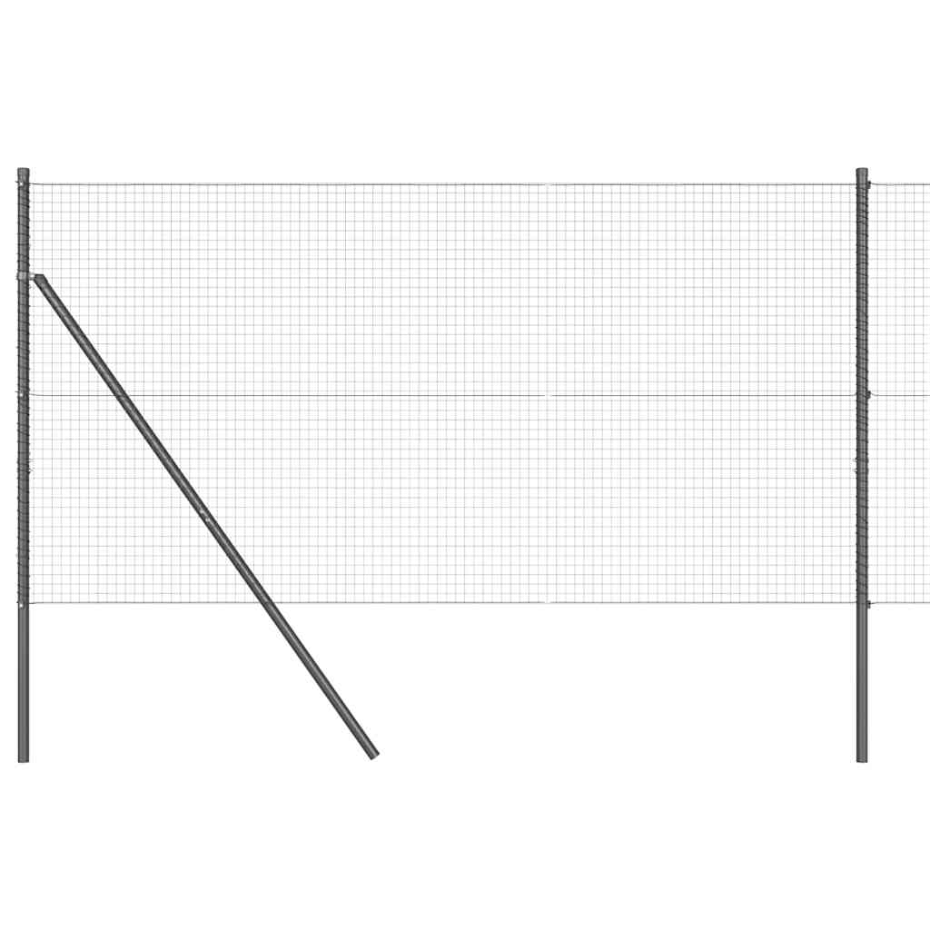 Poste para valla Vidaxl gris 25 x 1,2 m (malla 25 x 25 mm)