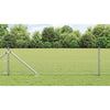 Vidaxl afrasteringspaal zilver 10 x 0,4 m (25 x 25 mm gaas) staal