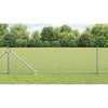 Paletto per recinzione Vidaxl argento 10 x 0,5 m (maglia 19 x 19 mm) in acciaio