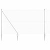 Paletto per recinzione Vidaxl argento 10 x 1,5 m (maglia 16 x 16 mm) in acciaio