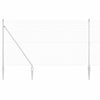 Vidaxl afrasteringspaal zilver 10 x 1,5 m (19 x 19 mm gaas) staal