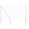 Vidaxl afrasteringspaal zilver 10 x 1,6 m (25 x 25 mm gaas) staal