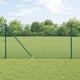 Poste para valla Vidaxl verde 10 x 1 m (malla 12 x 12 mm) acero