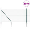 Vidaxl afrasteringspaal groen 10 x 1,2 m (19 x 19 mm gaas)