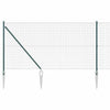 Vidaxl afrasteringspaal groen 10 x 1,4 m (16 x 16 mm gaas)