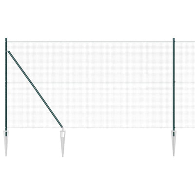 Palo per recinzione Vidaxl verde 10 x 1,4 m (maglia 19 x 19 mm)