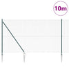 Vidaxl afrasteringspaal groen 10 x 1,5 m (16 x 16 mm gaas)