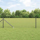 Vidaxl afrasteringspaal grijs 10 x 0,5 m (25 x 25 mm gaas) staal