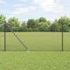 Vidaxl afrasteringspaal grijs 10 x 1,2 m (12 x 12 mm gaas)