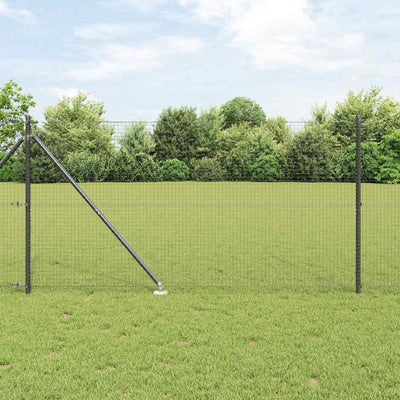 Poste para valla Vidaxl gris 10 x 1,4 m (malla 25 x 25 mm)