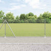 Poste para valla Vidaxl plateado 10 x 0,8 m (malla 25 x 25 mm) acero