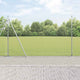 Vidaxl afrasteringspaal zilver 10 x 1,4 m (25 x 25 mm gaas) staal