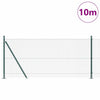 Poste para valla Vidaxl verde 10 x 1 m (malla 16 x 16 mm) acero