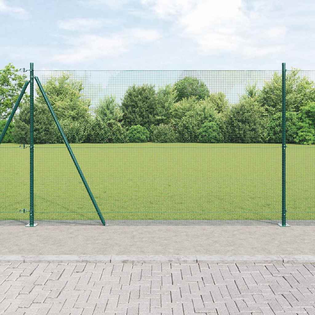 Palo per recinzione Vidaxl verde 10 x 1,5 m (maglia 16 x 16 mm)