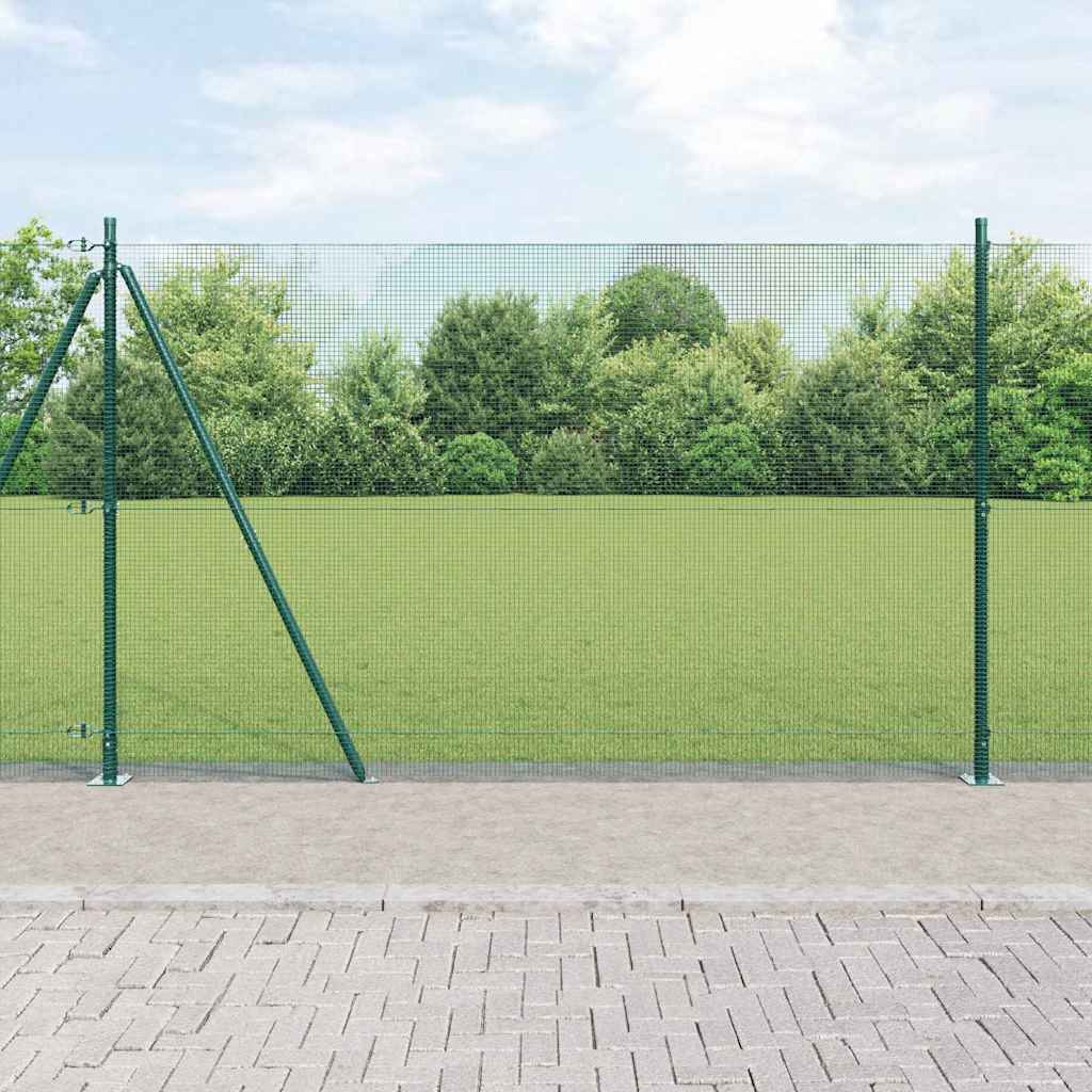 Palo per recinzione Vidaxl verde 10 x 1,6 m (maglia 12 x 12 mm)