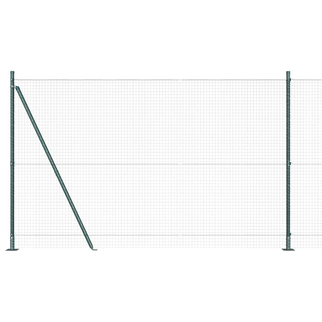 Poste para valla Vidaxl verde 10 x 1,6 m (malla 25 x 25 mm)