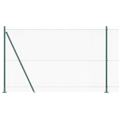 Vidaxl afrasteringspaal groen 10 x 1,6 m (25 x 25 mm gaas)