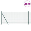 Palo per recinzione Vidaxl verde 25 x 0,8 m (maglia 12 x 12 mm)