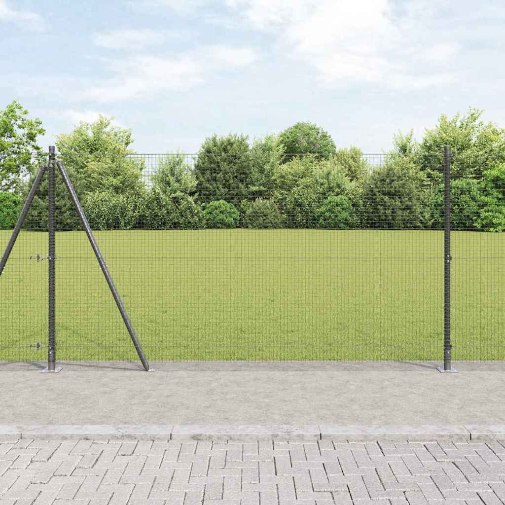 Poste para valla Vidaxl gris 10 x 1,2 m (malla 19 x 19 mm)