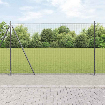 Poste para valla Vidaxl gris 10 x 1,4 m (malla 19 x 19 mm)