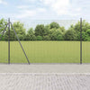 Palo per recinzione Vidaxl grigio 10 x 1,5 m (maglia 16 x 16 mm)