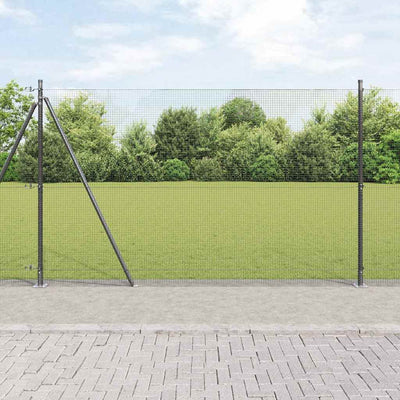 Poste para valla Vidaxl gris 10 x 1,5 m (malla 16 x 16 mm)