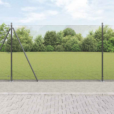 Poste para valla Vidaxl gris 10 x 1,6 m (malla 12 x 12 mm)