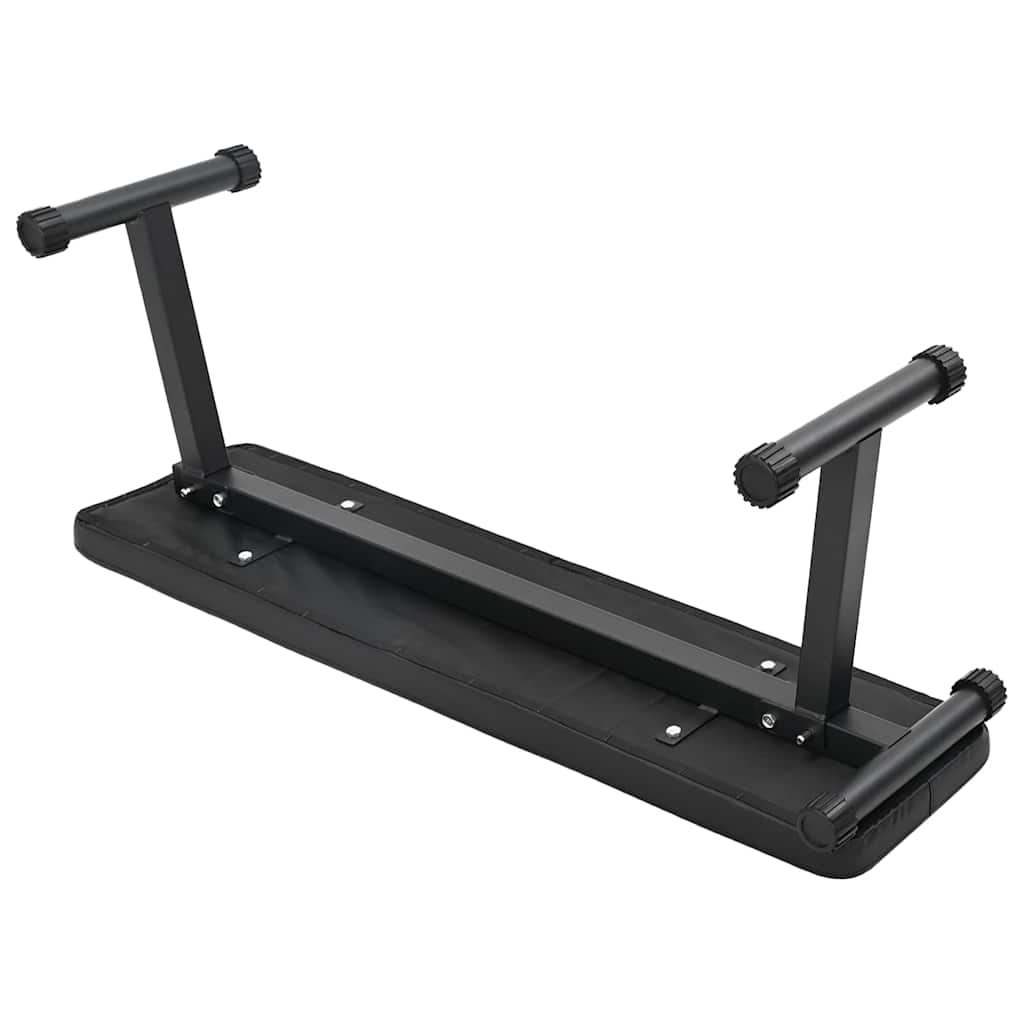 Banco de pesas VidaXL negro 108 x 27 x 41 cm acero con recubrimiento en polvo