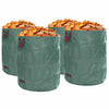 Sacchetti per rifiuti da giardino Vidaxxl 4 pz verde 79 x 79 x 99,5 cm polipropilene