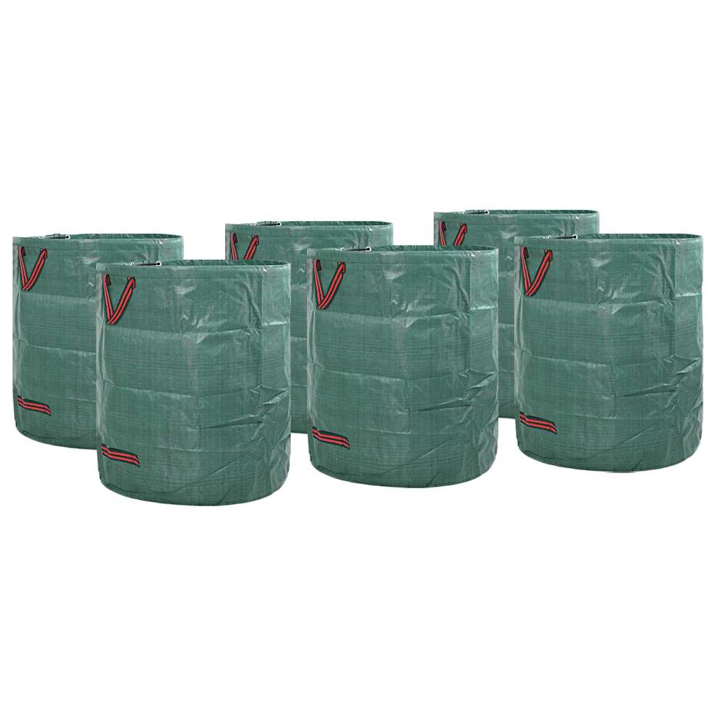 Vidaxl tuinafvalzakken 12 pcs groen 45 x 45 x 76 cm polypropyleen