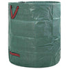 Sacchetti per rifiuti da giardino Vidaxxl 12 pz verde 67 x 67 x 75,5 cm polipropilene