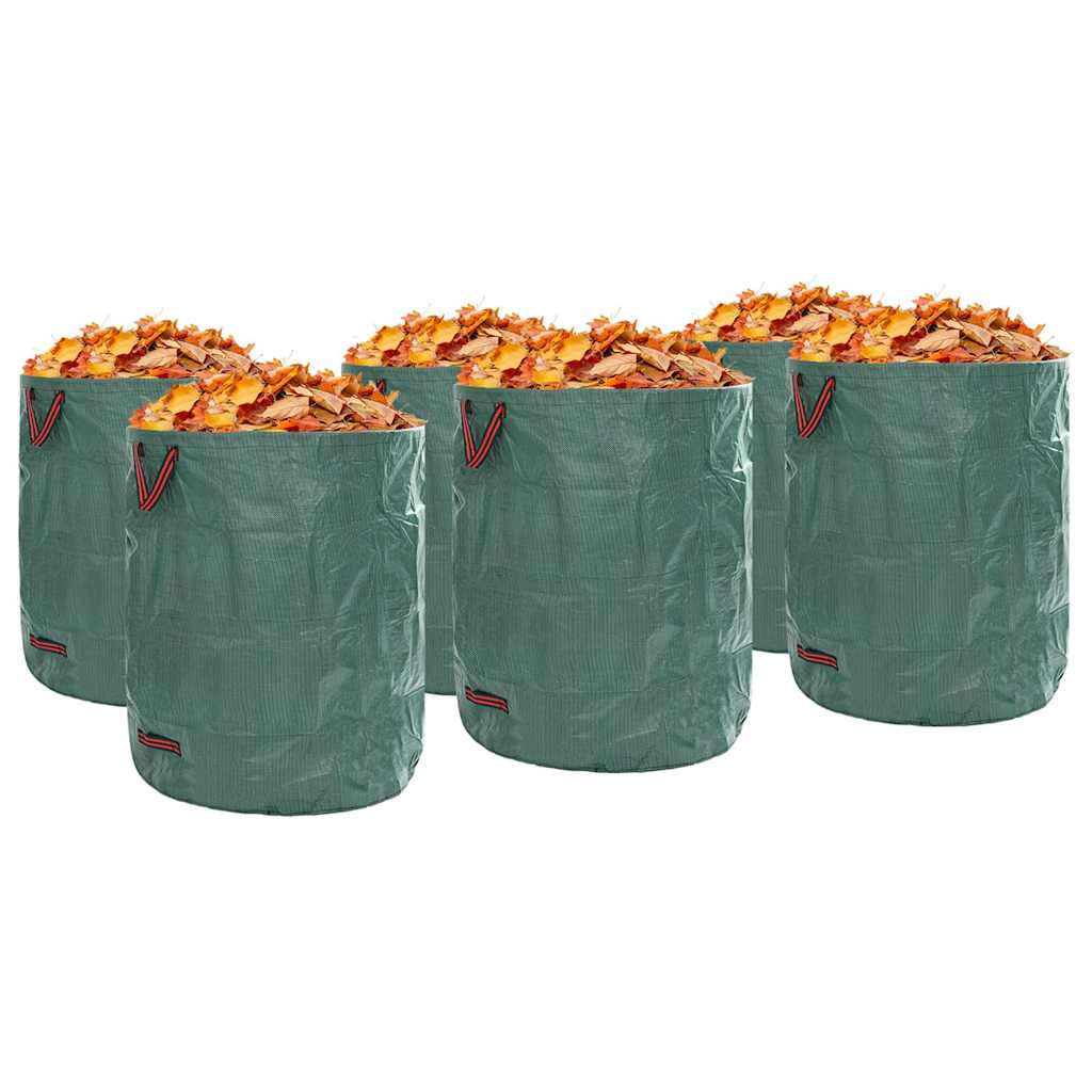 Vidaxl tuinafvalzakken 12 pcs groen 79 x 79 x 99,5 cm polypropyleen
