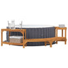 Vidaxx vasca idromassaggio ambiente semitonda marrone 252 x 112 x 55,5 cm