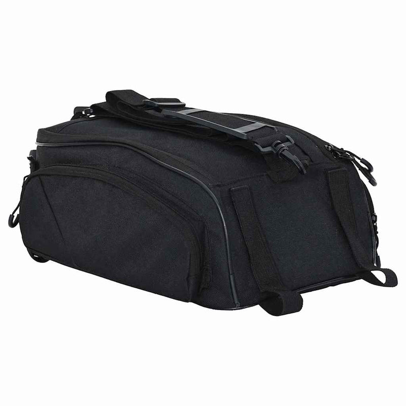 Vidaxl fietstas zwart 38 x 21 x 16 cm polyester
