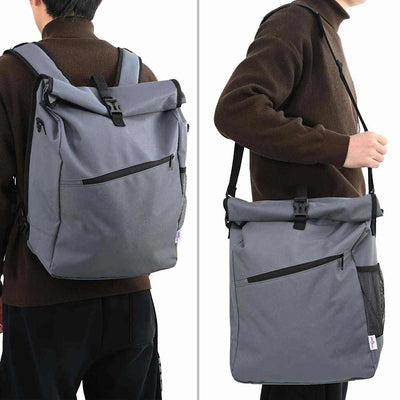 Borsa da bicicletta Vidaxx grigia 33 x 16 x 60 cm in poliestere