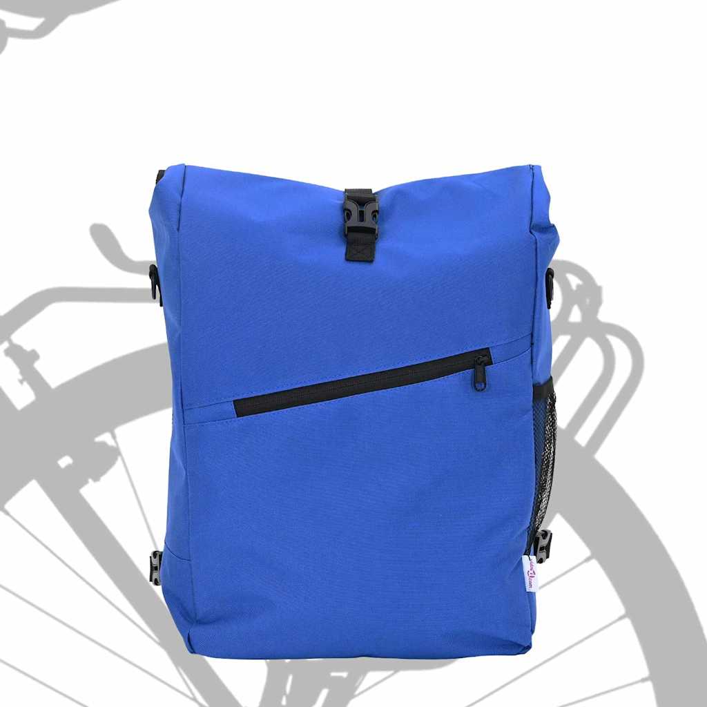 Vidaxl fietstas blauw 33 x 16 x 60 cm polyester