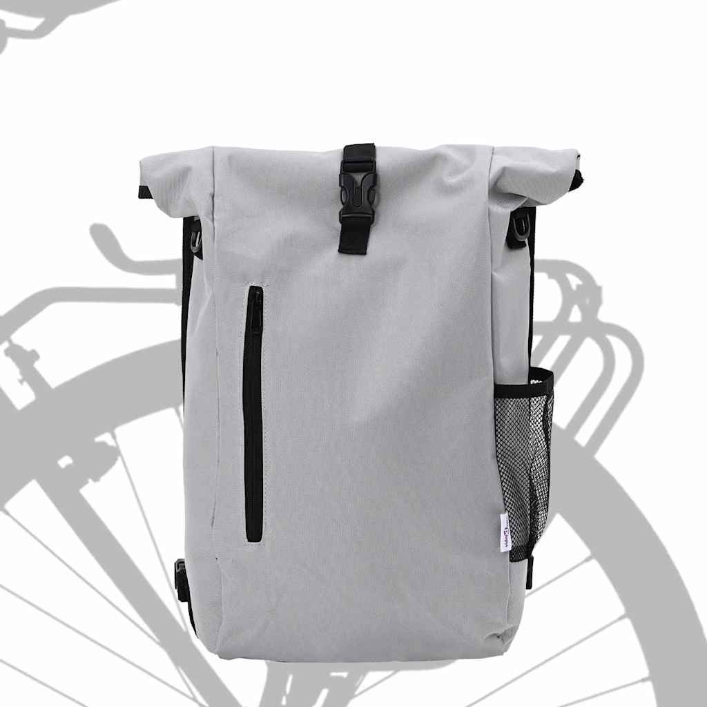 Borsa da bicicletta Vidaxx grigia 31 x 13 x 58 cm in poliestere