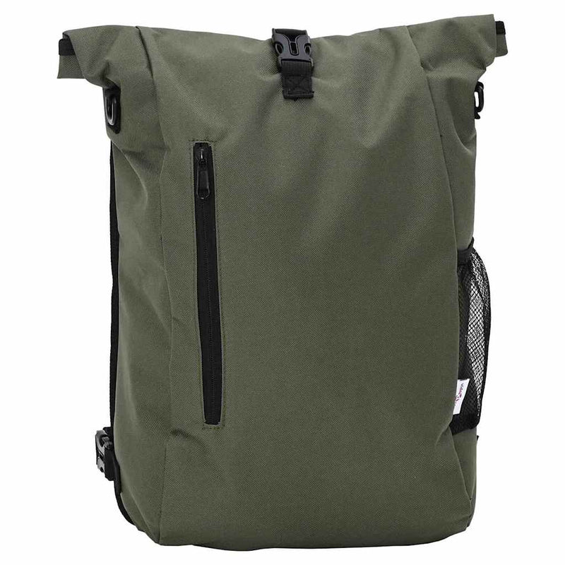 Vidaxl fietstas olijfgroen 31 x 13 x 58 cm polyester