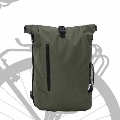 Vidaxx bolsa para bicicleta verde oliva 31 x 13 x 58 cm poliéster