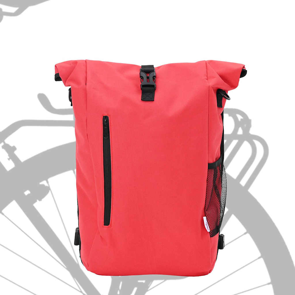 Borsa da bicicletta Vidaxx rossa 31 x 13 x 58 cm in poliestere