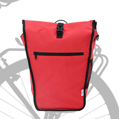 Borsa da bicicletta Vidaxx rossa 34 x 16 x 59 cm in poliestere