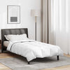Piumino invernale Vidaxl bianco 155 x 200 cm piume