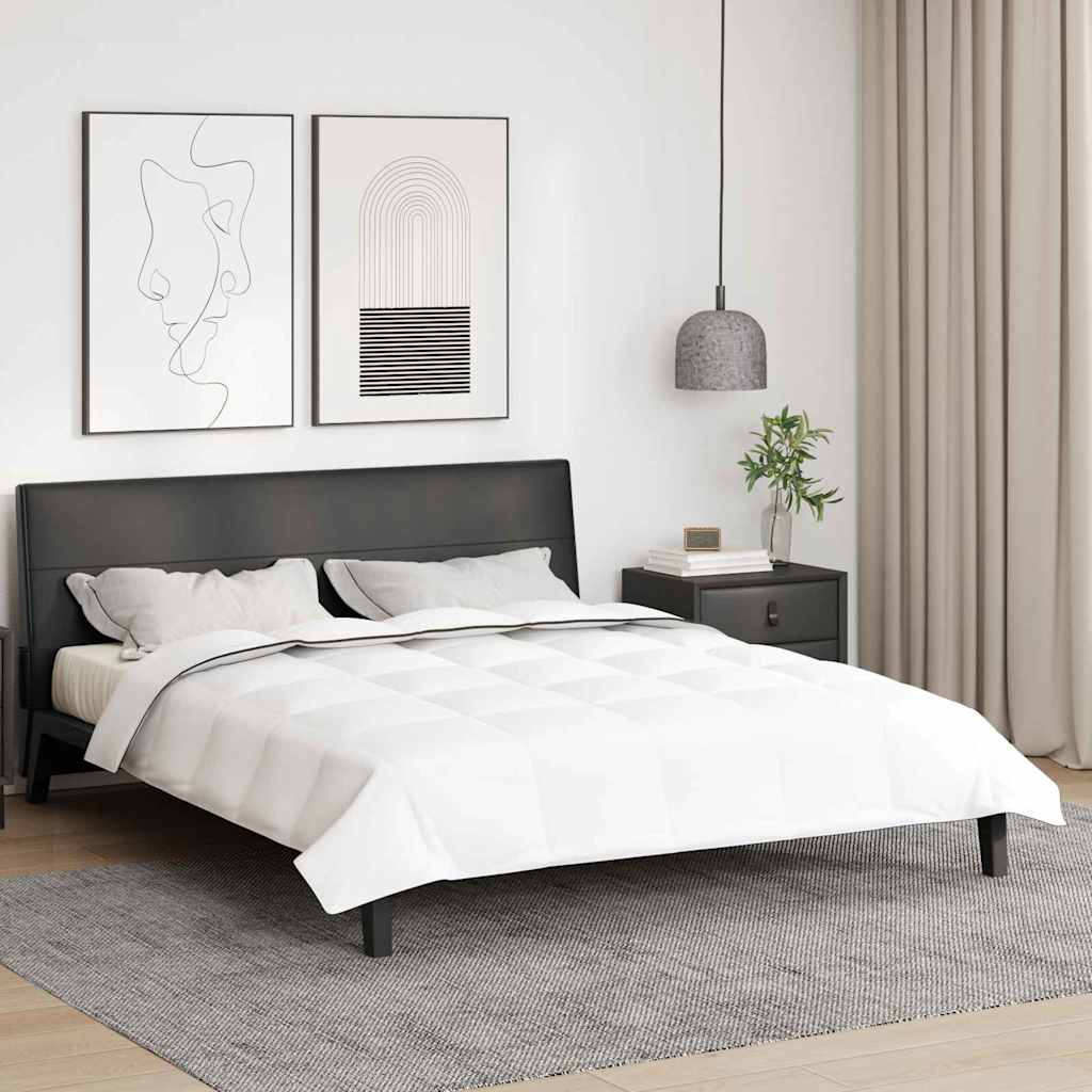 Piumino invernale Vidaxl bianco 200 x 240 cm piume