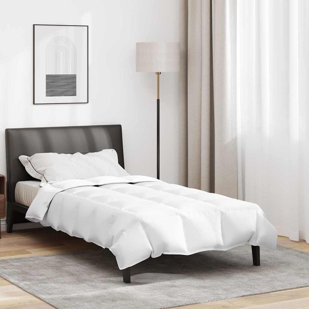 Piumino estivo Vidaxl bianco 140 x 220 cm piume