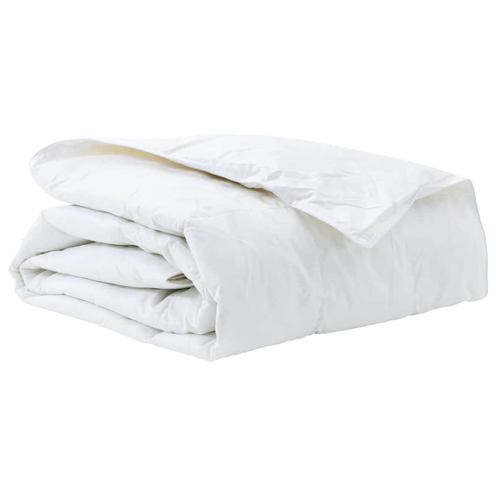 Vidaxl dekbed wit 155 x 220 cm veren